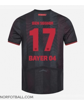 Billige Fotballdrakt Bayer Leverkusen Eliesse Ben Seghir #17 Replika Hjemmedrakt 2025-26 Kortermet Billige Fotballdrakt Bayer Leverkusen Eliesse Ben Seghir #17 Replika Hjemmedrakt 2025-26 Kortermet